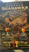 Tower 12 menu