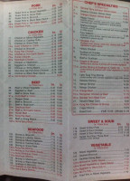 Chen's Yummy House menu