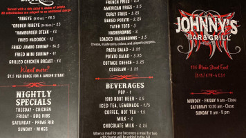 Johnny's Grill menu