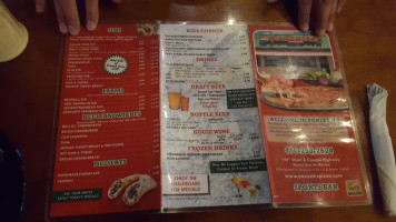 Pizza Tugos menu