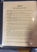 The Wine menu