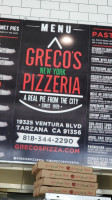 Greco's New York Pizzeria inside