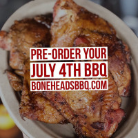 Bonehead's Texas Bbq food