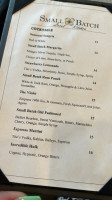 Small Batch Local Kitchen menu