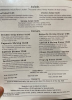 Chiefs Hideaway menu