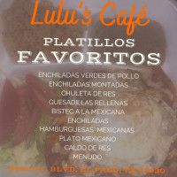 Lulú 's Cafe food