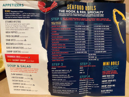 Hook Reel Cajun Seafood menu