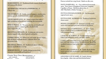 Mancini's Brick Oven Pizzeria And menu