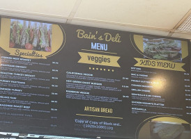 Bain's Deli food