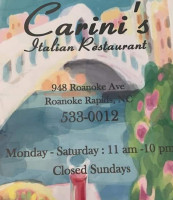 Carini's Italian food