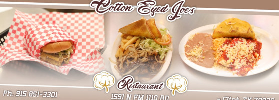 Cotton Eyed Joe's food