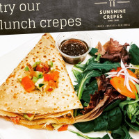 Sunshine Crepes food