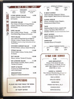 K N Grill menu