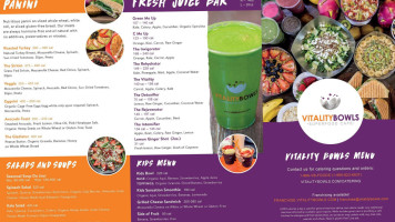 Vitality Bowls food