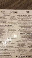 Neri's Firehouse And Take Out menu