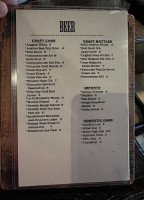 The Southern General menu