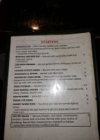 Backdraft Grille menu