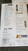 Stingray Sushi Asian Grill menu