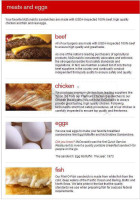 Mcdonald's menu