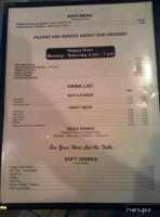 Fast Jack's menu