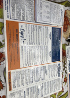 Esau's Cafe menu