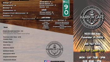 Harbor Cafe 90 menu