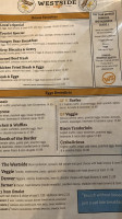 Westside Cafe Market menu