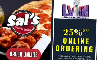 Sal's Pizza Steaks food