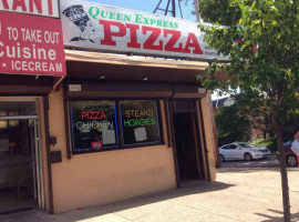 Queen Express Pizza outside