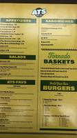 At's Pub And Sport menu