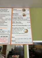 Tacos Don Roge menu