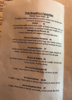 Corner Pub Bellevue menu