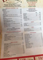 Donnagio's Pizzeria menu