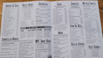 My Place Co. Schodack menu