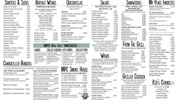 My Place Co. Schodack menu