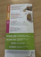 Tropical Smoothie Cafe menu