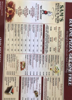 Sam's Pizza menu