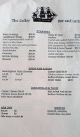 The Galley And Grill menu