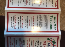 Adolfo's Mexican Food menu