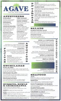 Agave Cocina Mexicana menu