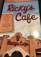 Ricky's Mexican Cafe menu