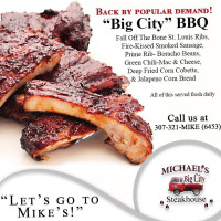 Michael's Big City Steakhouse food