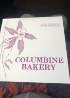 Columbine Cafe Bakery menu