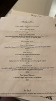 Aspen House menu