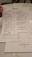 Aspen House menu