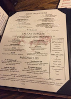 Bully Ranch menu