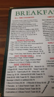 Moe's Place menu