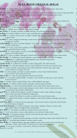 The Moon Sushi And Asian Bistro menu