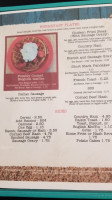 Debbie's Diner menu