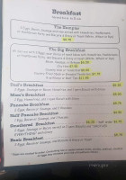 Aj's Diner menu